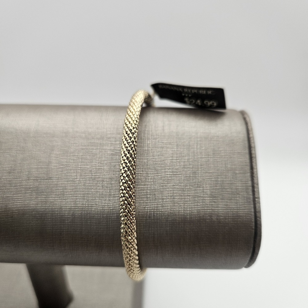 Banana Republic Open-side Gold-tone 7" Bracelet NEW WITH TAG